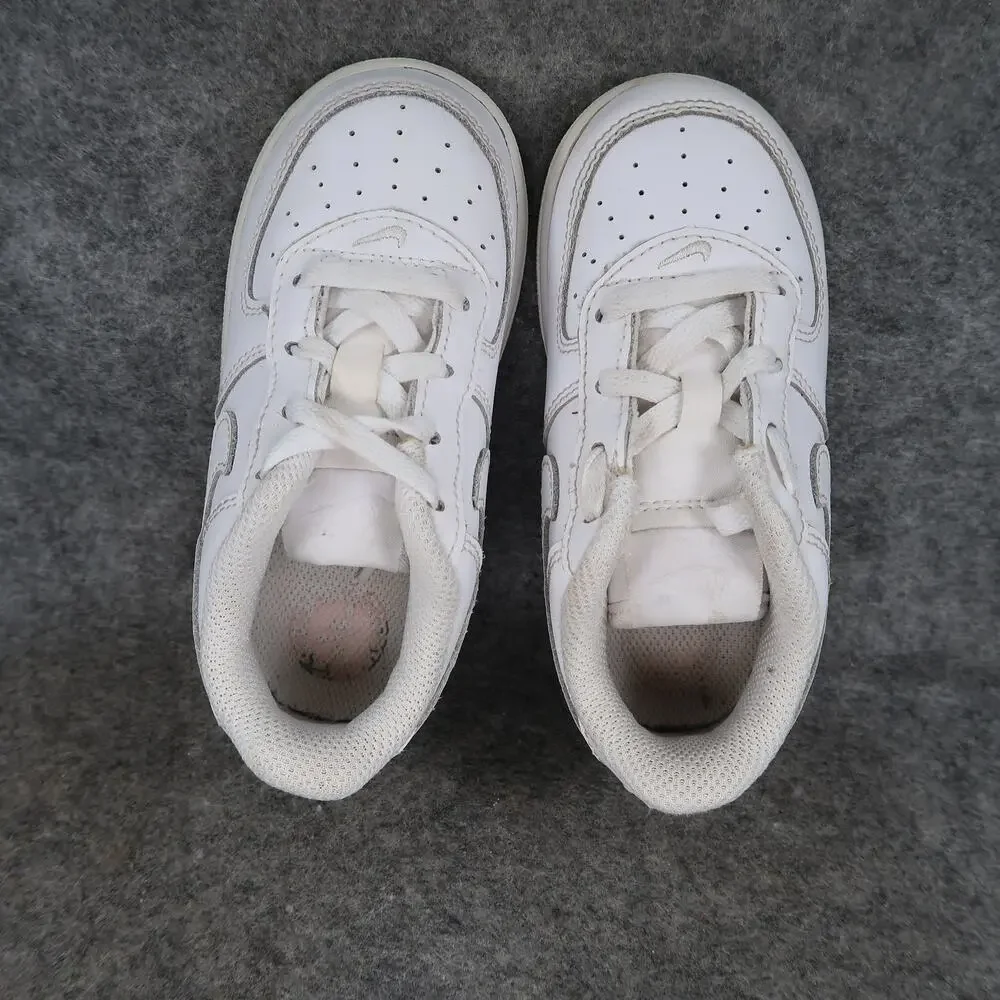 Nike Shoes Kids Toddler 8 Sneakers Force 1 LE Casual Trainers White Lace Up